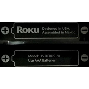 CONTROL REMOTO ORIGINAL NUEVO  SMART TV SHARP ROKU / HS-RCRUS-20 / RC18E-T3